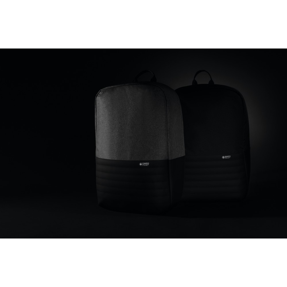 Plecak chroniący przed kieszonkowcami Swiss Peak AWARE™ RPET Szary P763.132 (9)