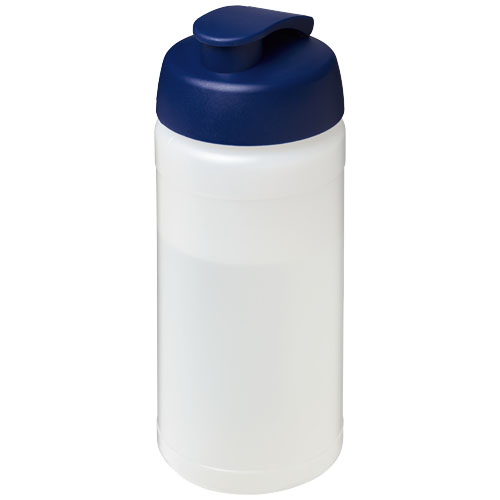 Bidon Baseline® Plus o pojemności 500 ml z wieczkiem zaciskowym Przezroczysty-Niebieski 21006817 