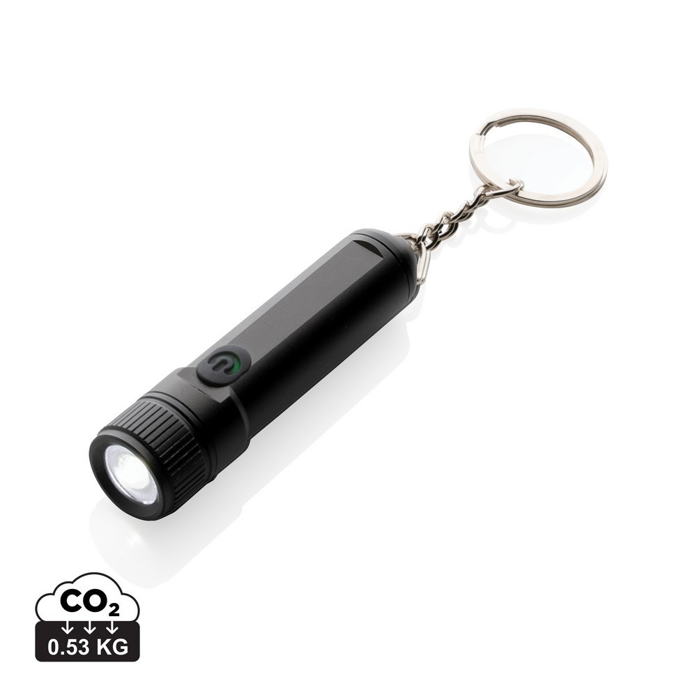 Brelok do kluczy, o wysokiej intensywności światła GearX Czarny P514.5001 (9)