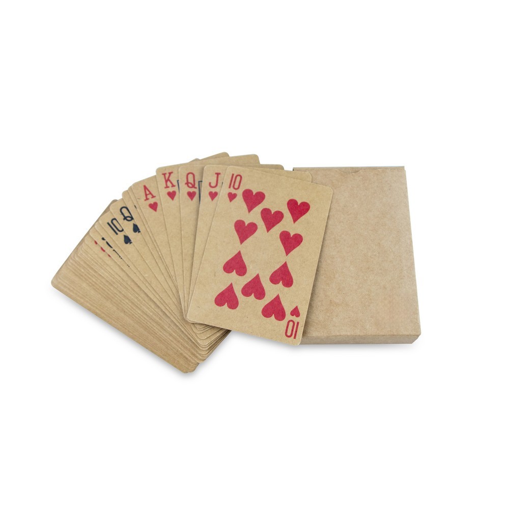 Karty do gry z papieru z recyklingu | Harper Neutralny V8097-00 