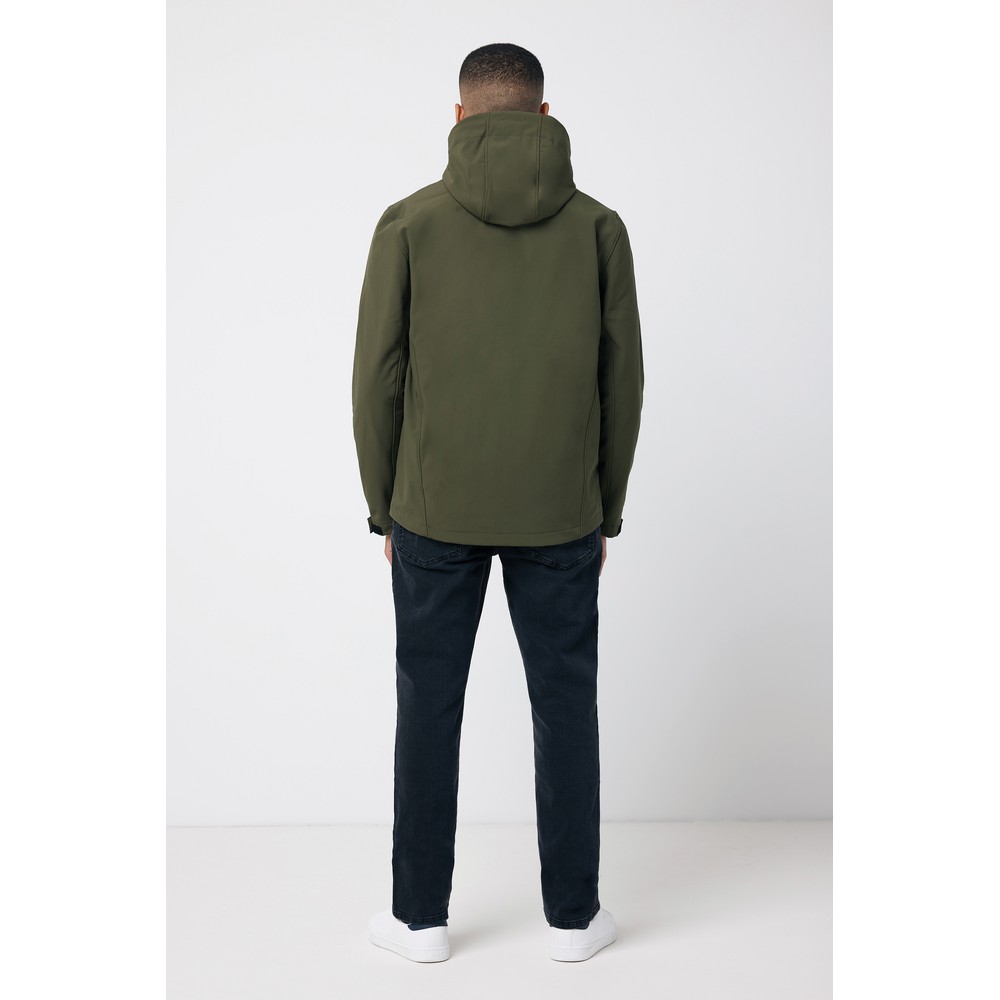 Męska kurtka softshell Iqoniq Makalu AWARE™ Khaki T1700.020.L (6)
