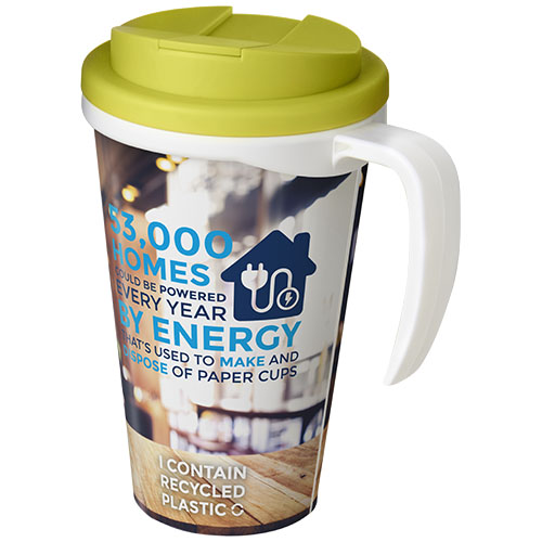 Gadżet reklamowy - 50x Kubek Brite-Americano® 350 ml z wieczkiem zapobiegającym rozchlapaniu