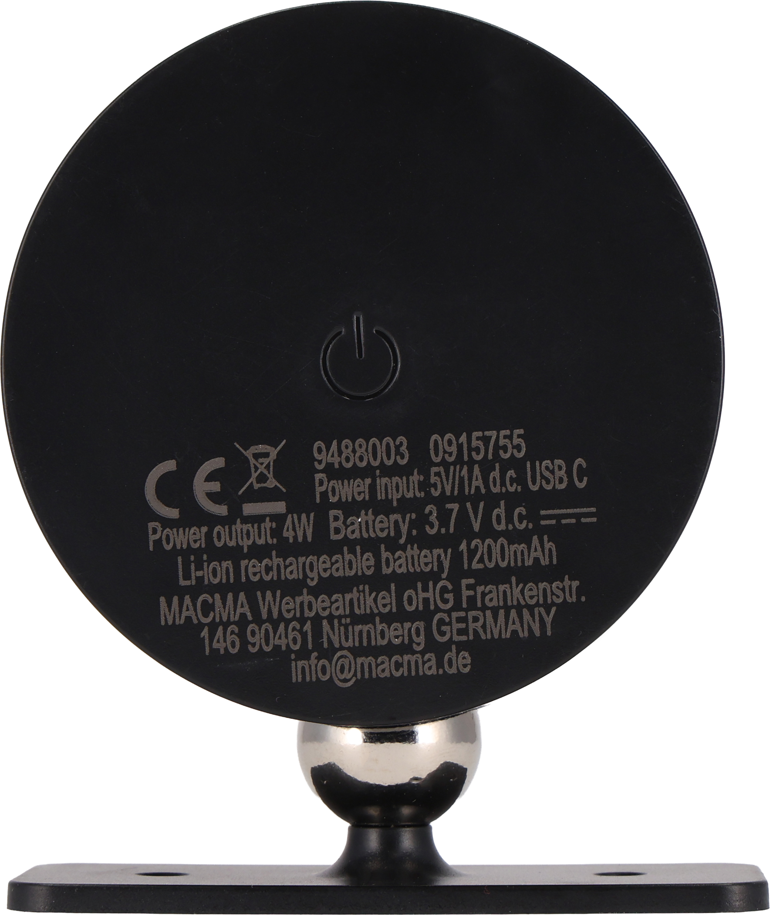 Lampy ścienne 2 szt. CrisMa HEDWIG Czarny 9488003 (4)