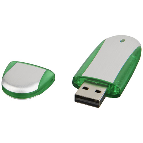 USB Oval Zielone jabłko-Srebrny 1Z30580G 