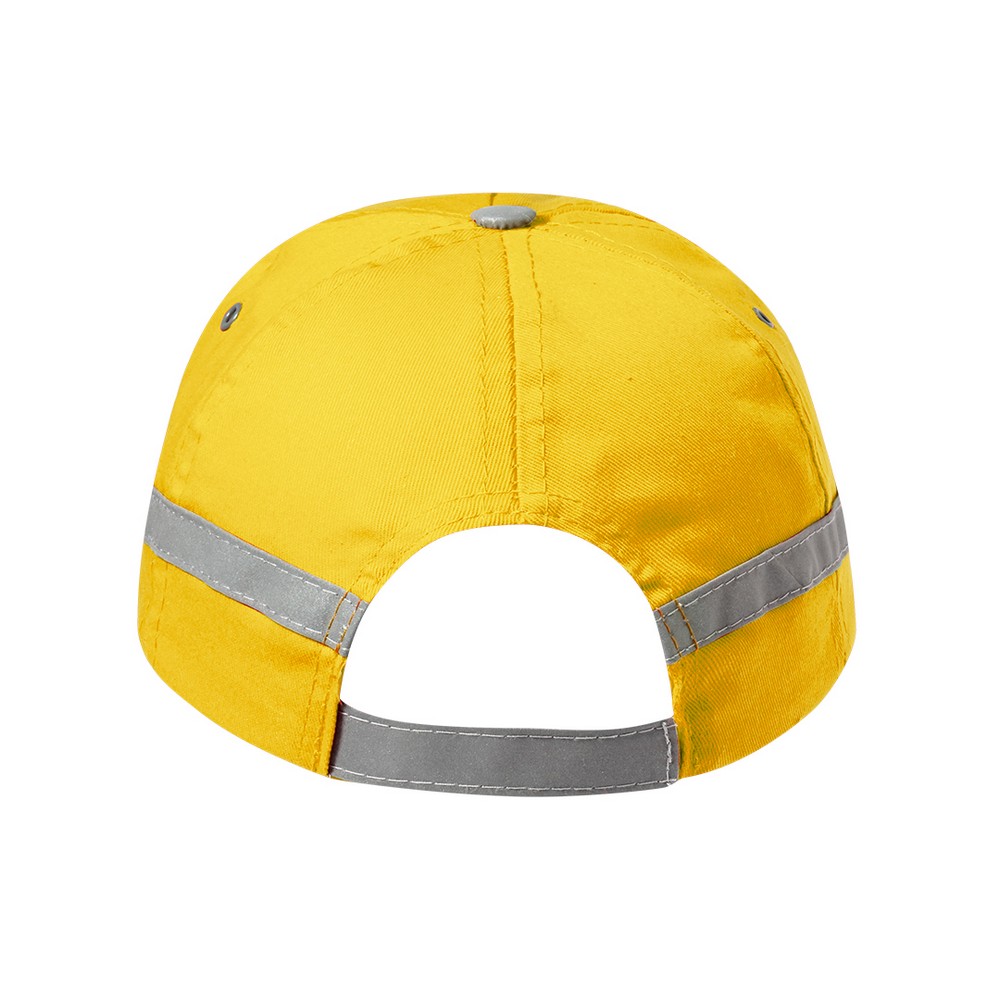 Czapka z daszkiem żółty V7050-08 (8)