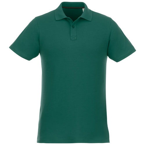 Helios - koszulka męska polo z krótkim rękawem Leśny zielony 38106600 (2)