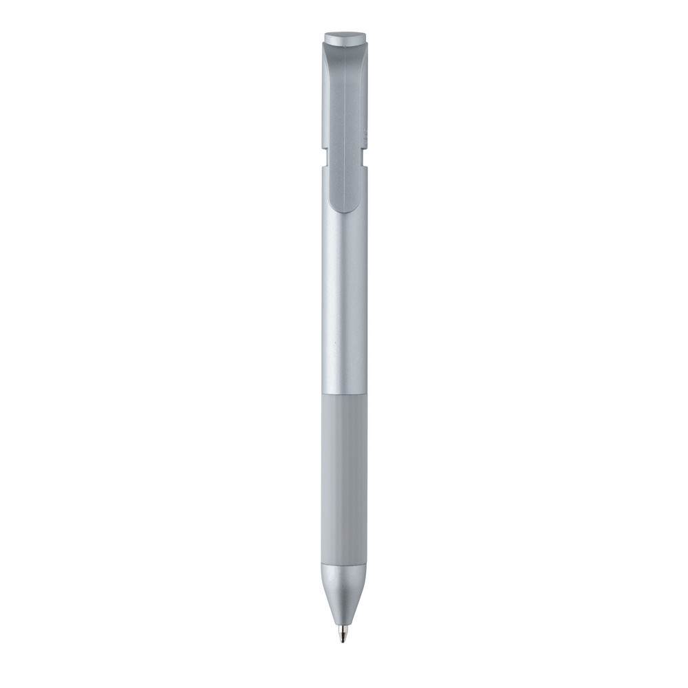 Długopis przekręcany TwistLock, RABS Srebrny P611.182 (2)