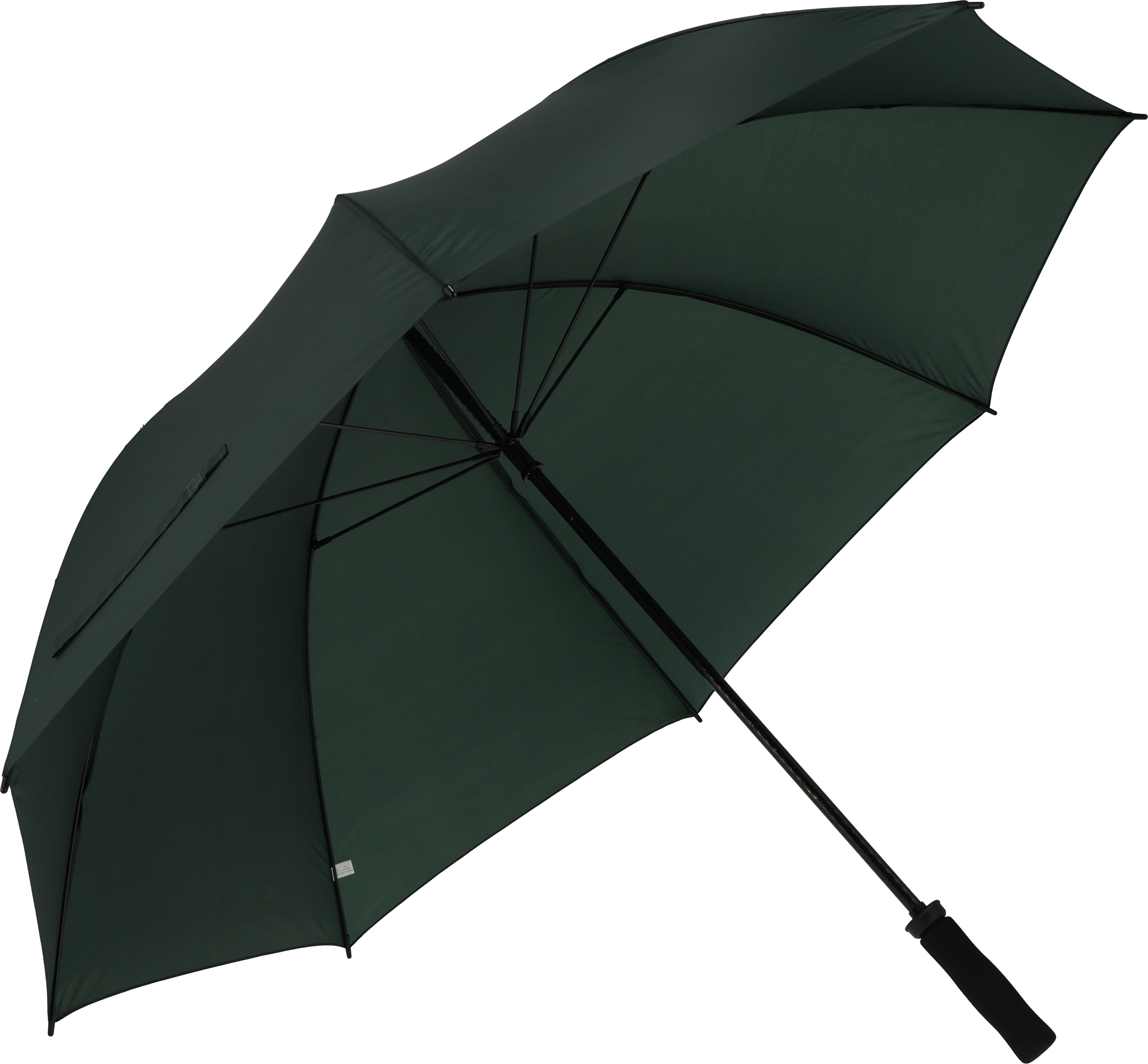 Parasol manualny XL Ø130 cm HURRICAN Ciemnozielony 518799 