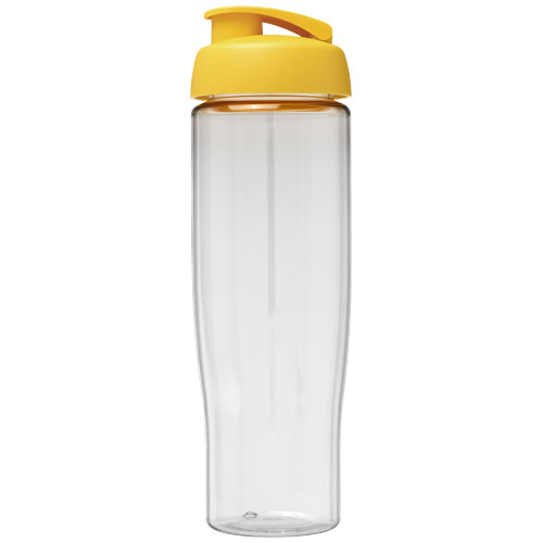 Bidon H2O Tempo® o pojemności 700 ml z wieczkiem zaciskowym Przezroczysty-Żółty 21004010 (2)