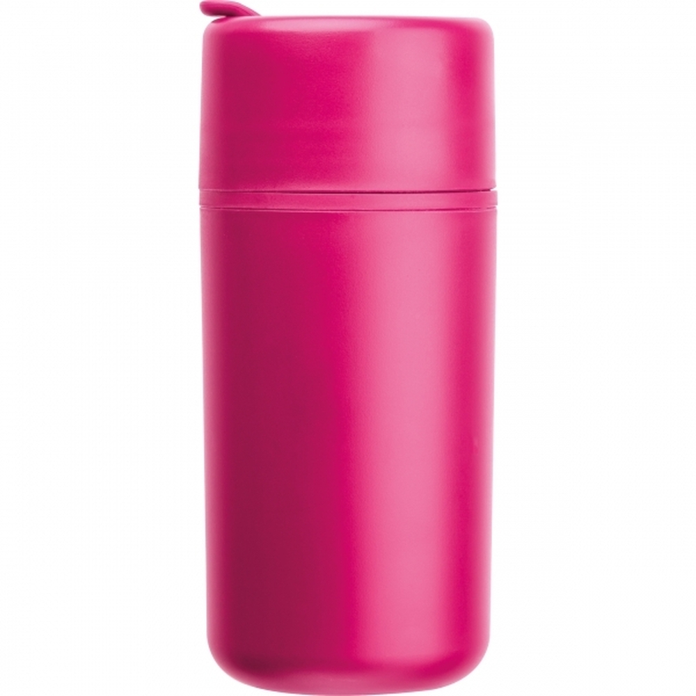 Kubek z podwójnymi ściankami GENOA 500 ml Różowy 535411 (2)
