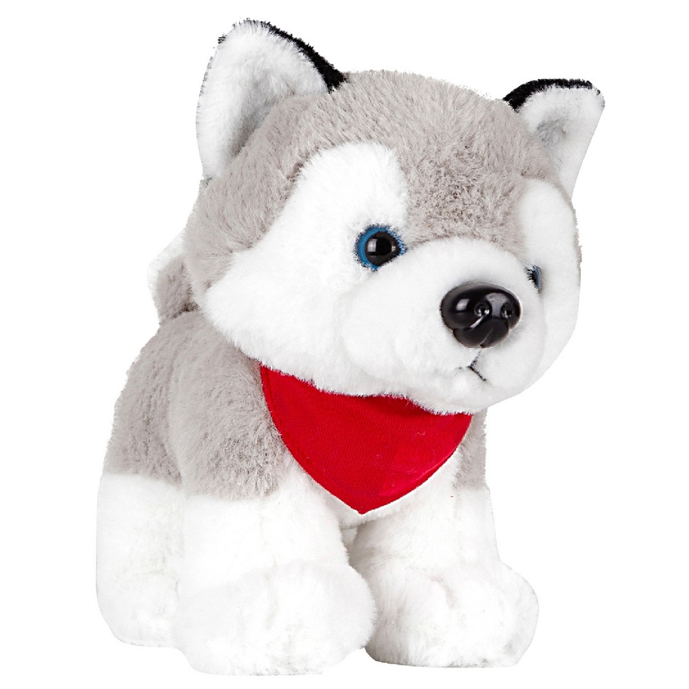 Pluszowy pies husky | Trooper Szary HE692-19 