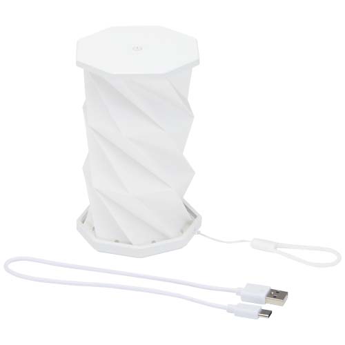 Celestia - rozkładana lampka stołowa wykonana z tworzywa sztucznego pochodzącego z recyklingu Biały 12452101 (4)