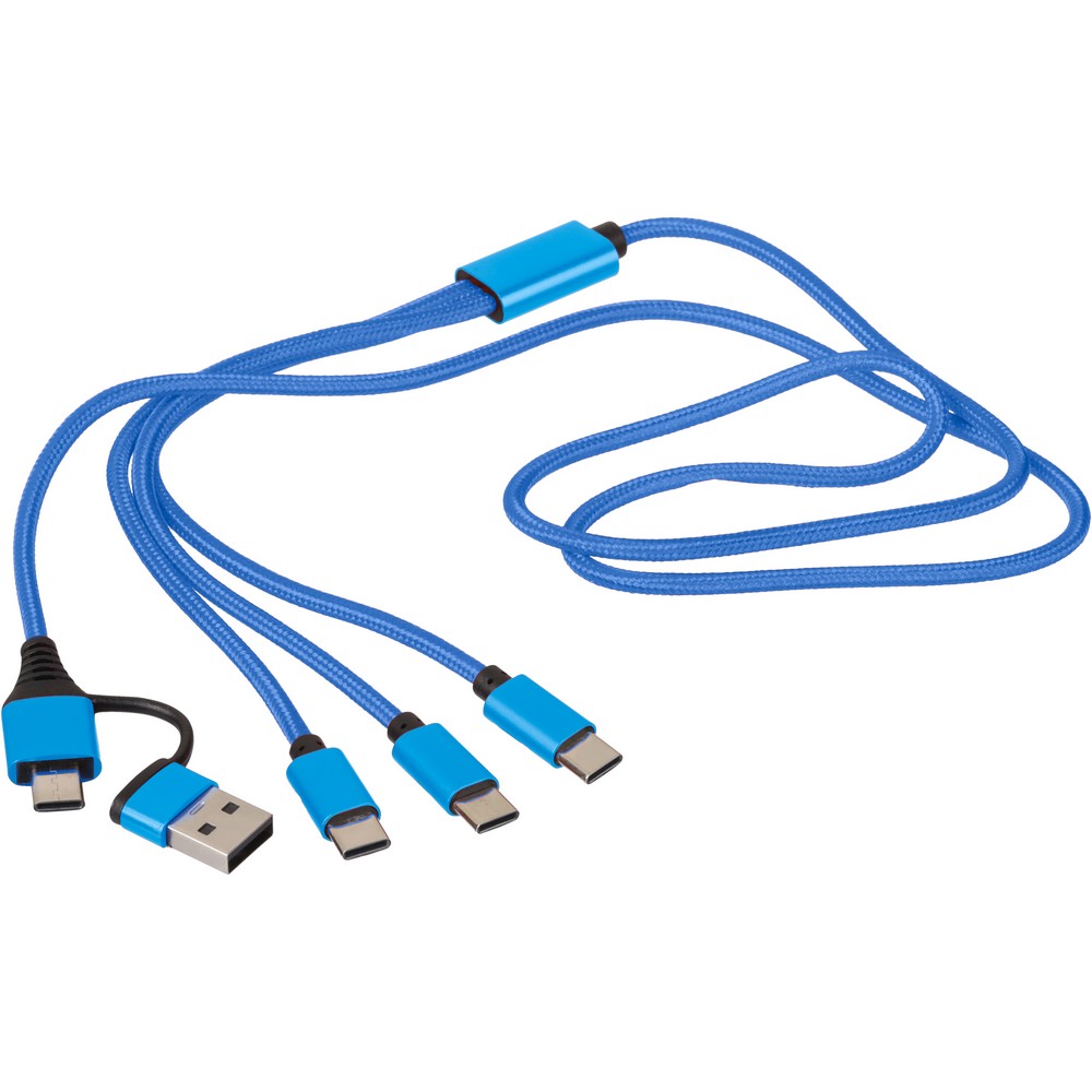 Kabel do ładowania 6 w 1 Niebieski VB331-11 