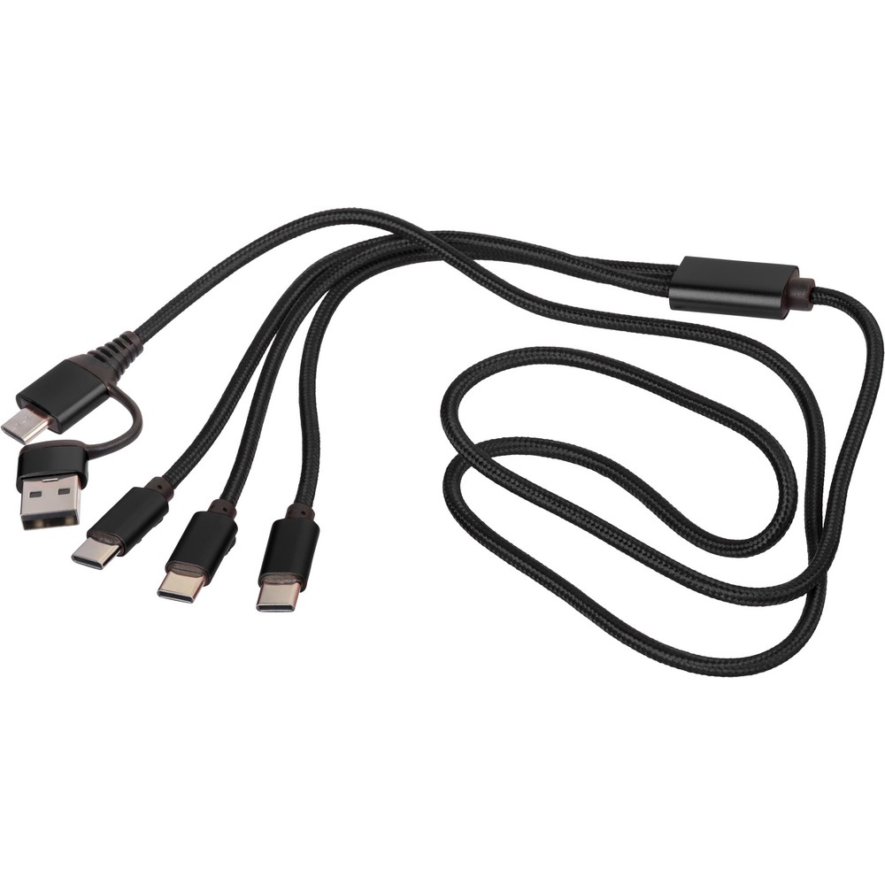 Kabel do ładowania 6 w 1 Czarny VB331-03 (4)