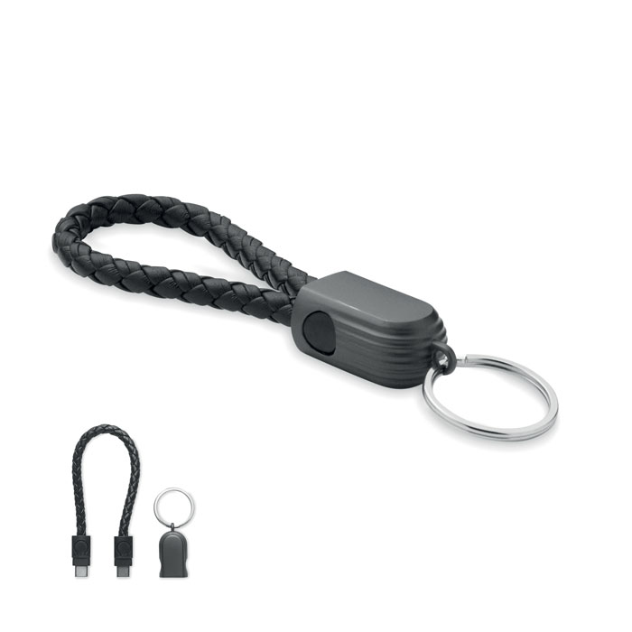 Gadżet reklamowy - Brelok z kablem USB-C