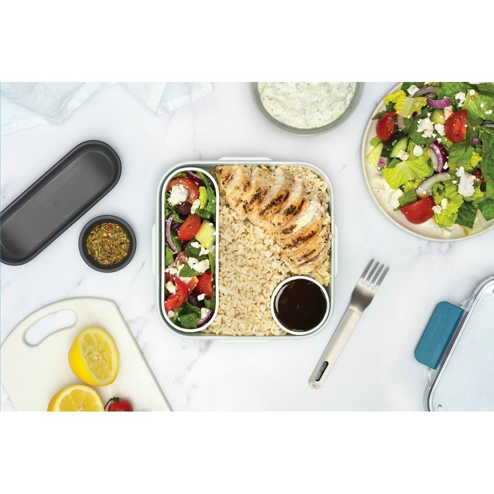 Lunchbox, pudełko śniadaniowe Black+Blum Zielony P439.0233 (6)