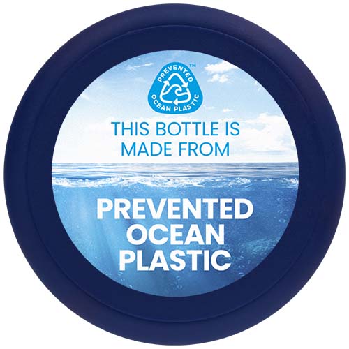 H2O Active® Eco Base 650 ml screw cap water bottle Przezroczysty-Niebieski 21043593 (2)