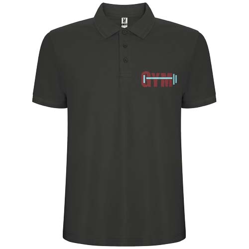 Pegaso Premium koszulka męska polo z krótkim rękawem Dark Lead R66094B5 (1)