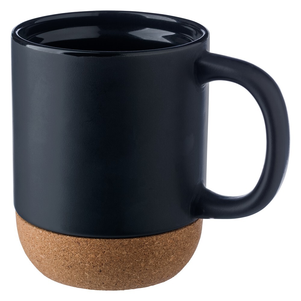 Gadżet reklamowy - Kubek ceramiczny 300 ml z korkowym elementem