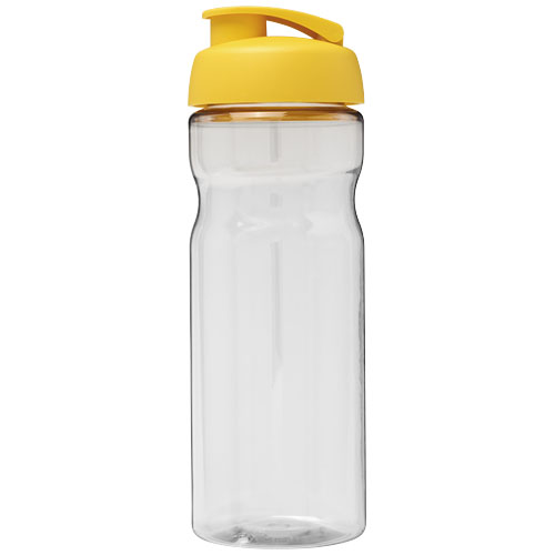 Bidon H2O Base® o pojemności 650 ml z wieczkiem zaciskowym Przezroczysty-Żółty 21004510 (2)