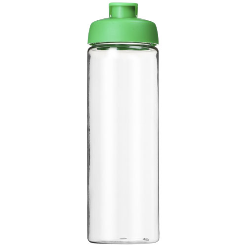Bidon H2O Vibe o pojemności 850 ml z otwieranym wieczkiem Przezroczysty-Zielony 21009406 (2)