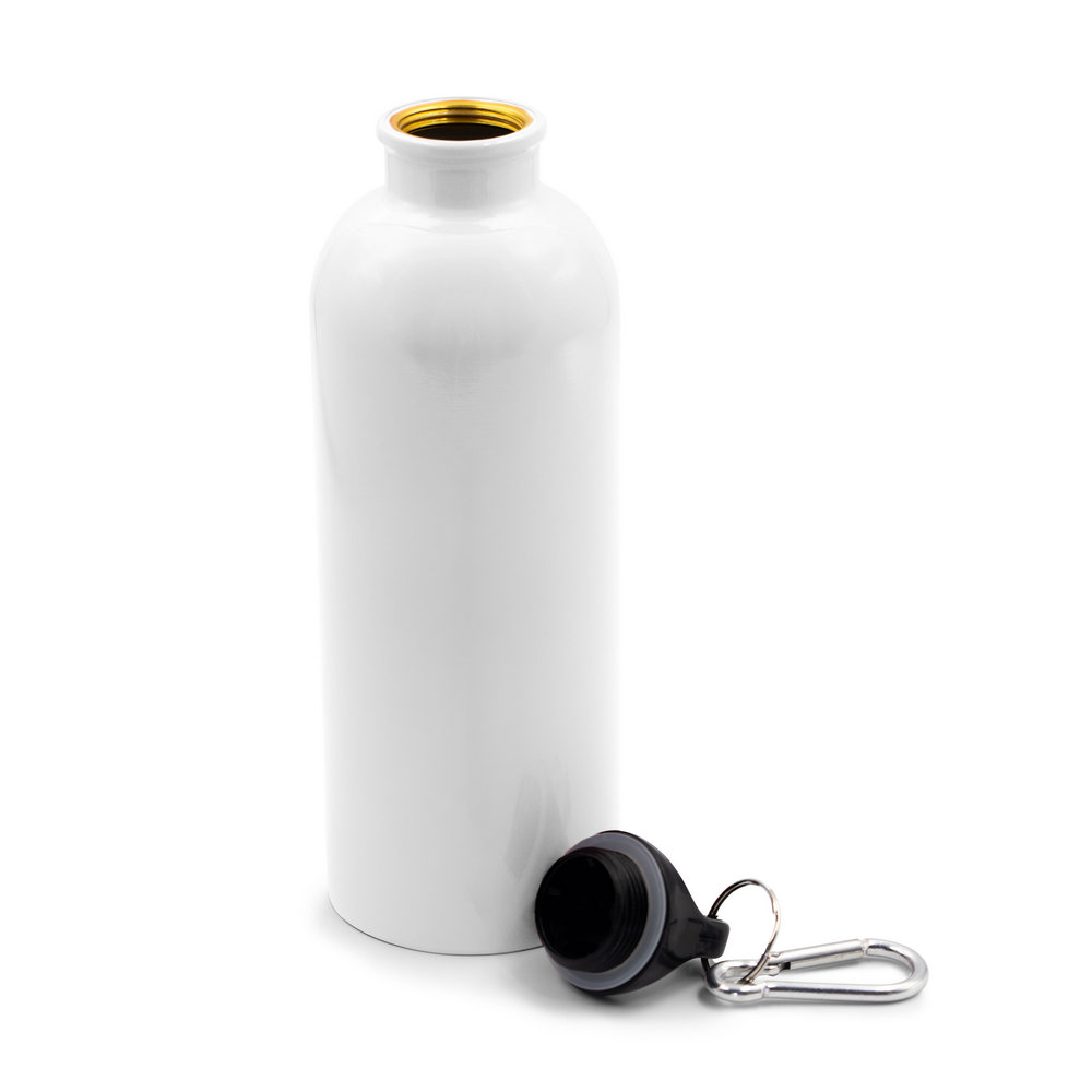 Butelka sportowa 500 ml z karabińczykiem | Brenda Biały VA099-02 (3)