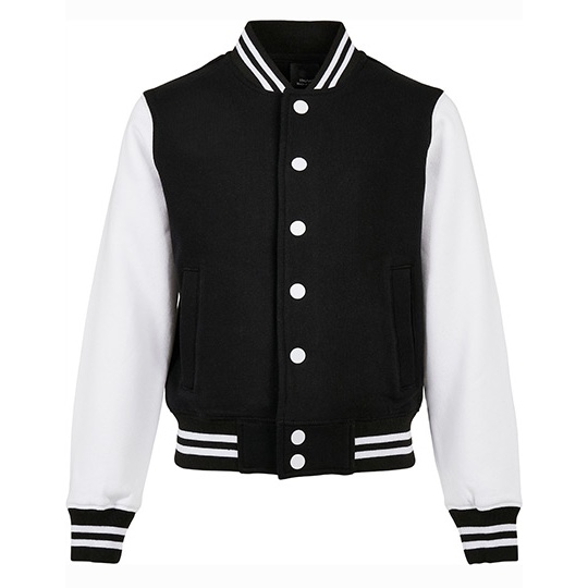 Bluza Klasyczna Bawełna Ekologiczna - Black & White Black BY187-482993 