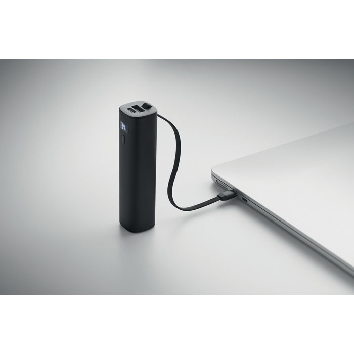 Powerbank 5000 mAh PD 20W Czarny MO3144-03 (3)