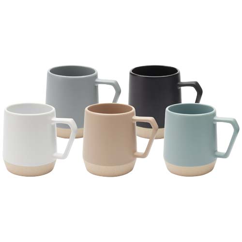 Dolce kubek ceramiczny o pojemności 300 ml z matowym wykończeniem Rafowy niebieski 10085551 (4)