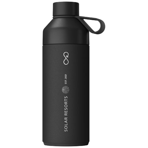 Big Ocean Bottle izolowany próżniowo bidon na wodę o pojemności 1000 ml Czarny obsydianowy 10075390 (1)