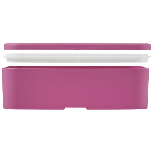 MIYO jednopoziomowe pudełko na lunch  Magenta-Biały 21046941 (5)