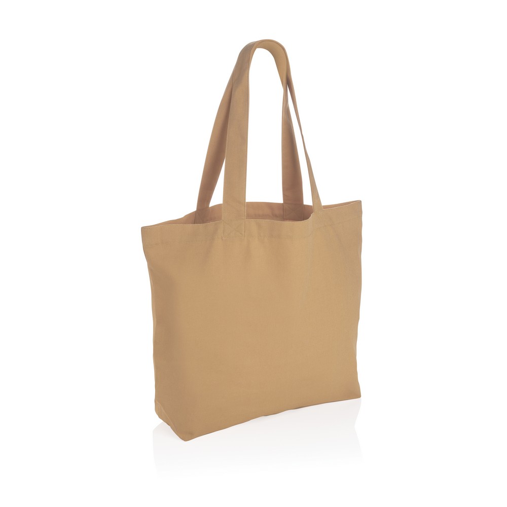 Torba na zakupy AWARE™, bawełna z recyklingu Brązowy P762.969 