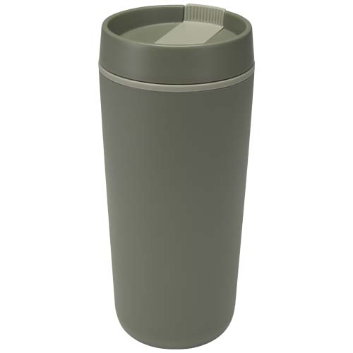 Sedona - kubek plastikowy o pojemności 480 ml, z podwójnymi ściankami Zielony 10095361 