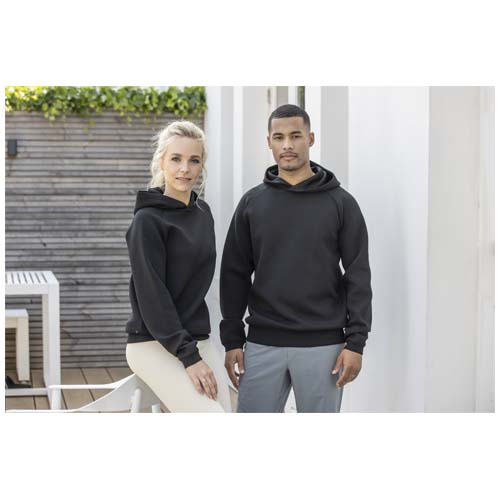 Danali sportowa bluza z kapturem typu unisex z dzianiny interlock Czarny 38239900 (4)