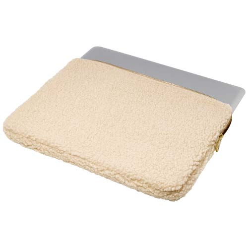 Bear 13-calowe etui sherpa na laptopa z recyklingu z certyfikatem GRS, o pojemności 2 l Naturalny 12077506 (4)