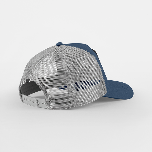 Czapka Truckerka 5-panelowa Bawelniano-poliestrowa - Black & Stone Slate Blue CB636-785182 (1)