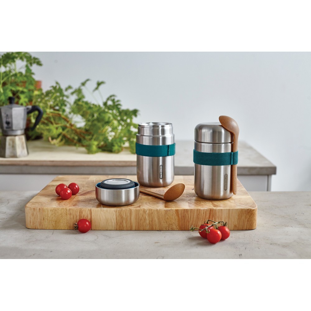 Próżniowy pojemnik na żywność 400 ml z łyżką Black+Blum Zielony P439.0533 (5)