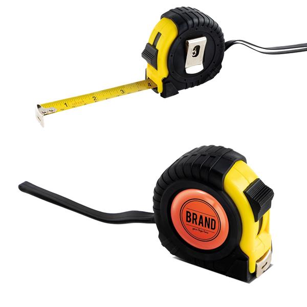 Taśma do mierzenia 5m w plastikowym opakowaniu / Metrics Żółty IP34007122 (6)