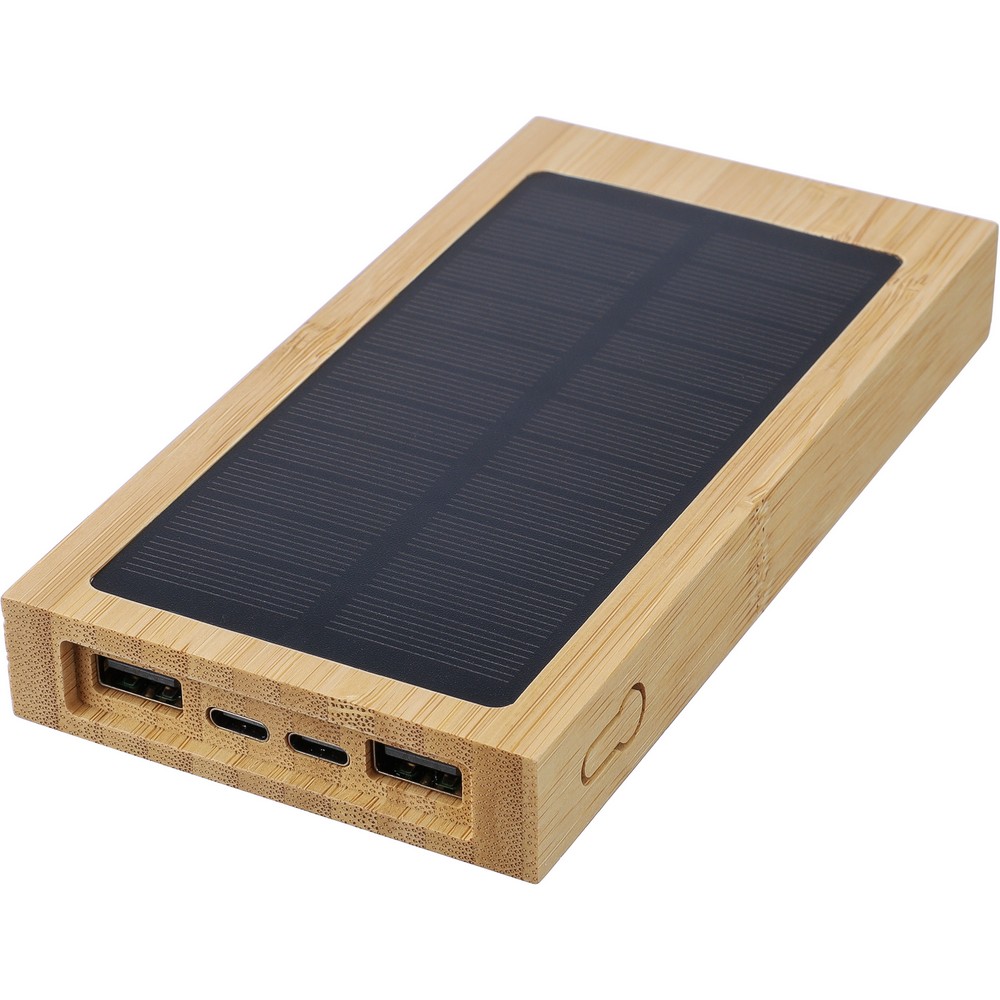 Power bank 10000 mAh z ładowarką słoneczną Brązowy VA276-16 (3)