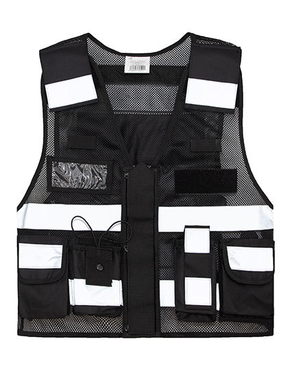 Kamizelka Taktyczna Siatkowa Odblaskowa Black KX145-806716 