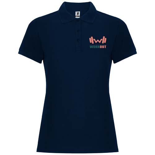 Pegaso Premium koszulka damska polo z krótkim rękawem Navy Blue R66441R1 (1)
