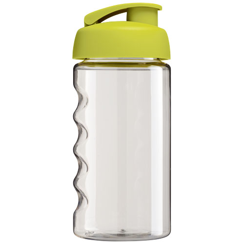 Bidon H2O Bop® o pojemności 500 ml z wieczkiem zaciskowym Przezroczysty-Limonkowy 21005004 (3)