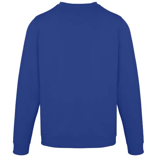 Jasper organiczna bluza unisex z recyklingu o gramaturze 280 g/m² z okrągłym dekoltem i certyfikatem OCS Niebieski 3956152A (3)