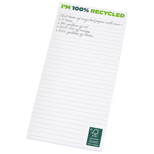 Gadżet reklamowy - 250x Notatnik Desk-Mate® w formacie A4 1/3 z materiałów z recyklingu