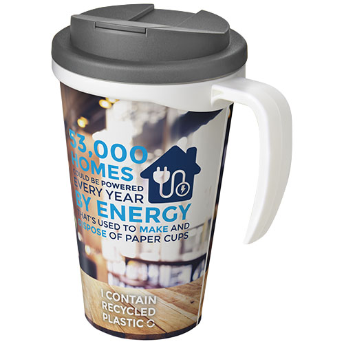 Gadżet reklamowy - 50x Kubek Brite-Americano® 350 ml z wieczkiem zapobiegającym rozchlapaniu