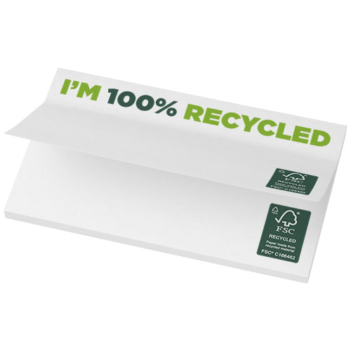 Gadżet reklamowy - 250x Karteczki samoprzylepne z recyklingu o wymiarach 127 x 75 mm Sticky-Mate®