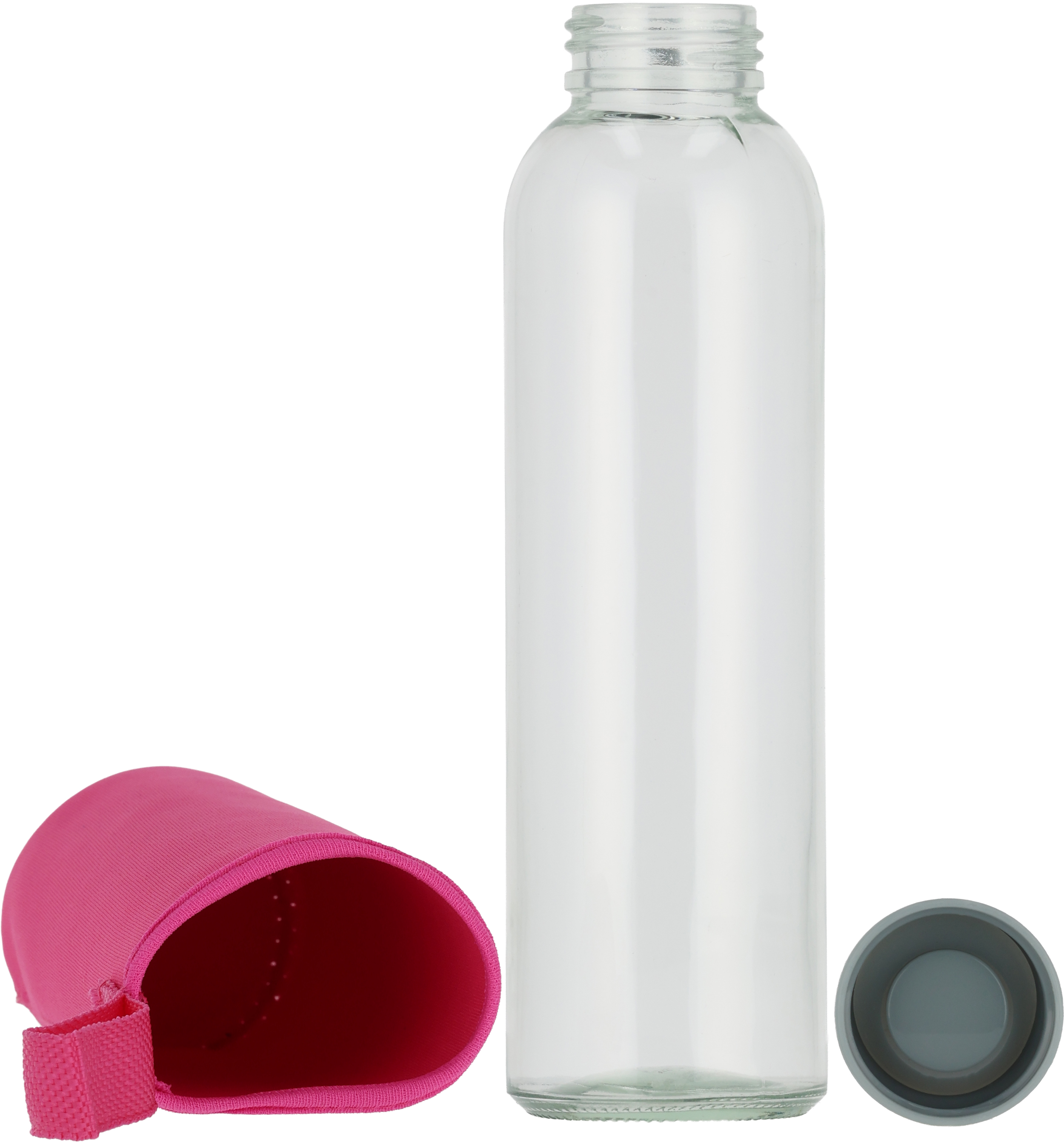 Butelka szklana KLAGENFURT 500 ml Różowy 084211 (6)