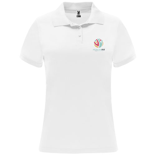 Monzha sportowa koszulka damska polo z krótkim rękawem Biały R04101Z1 (1)