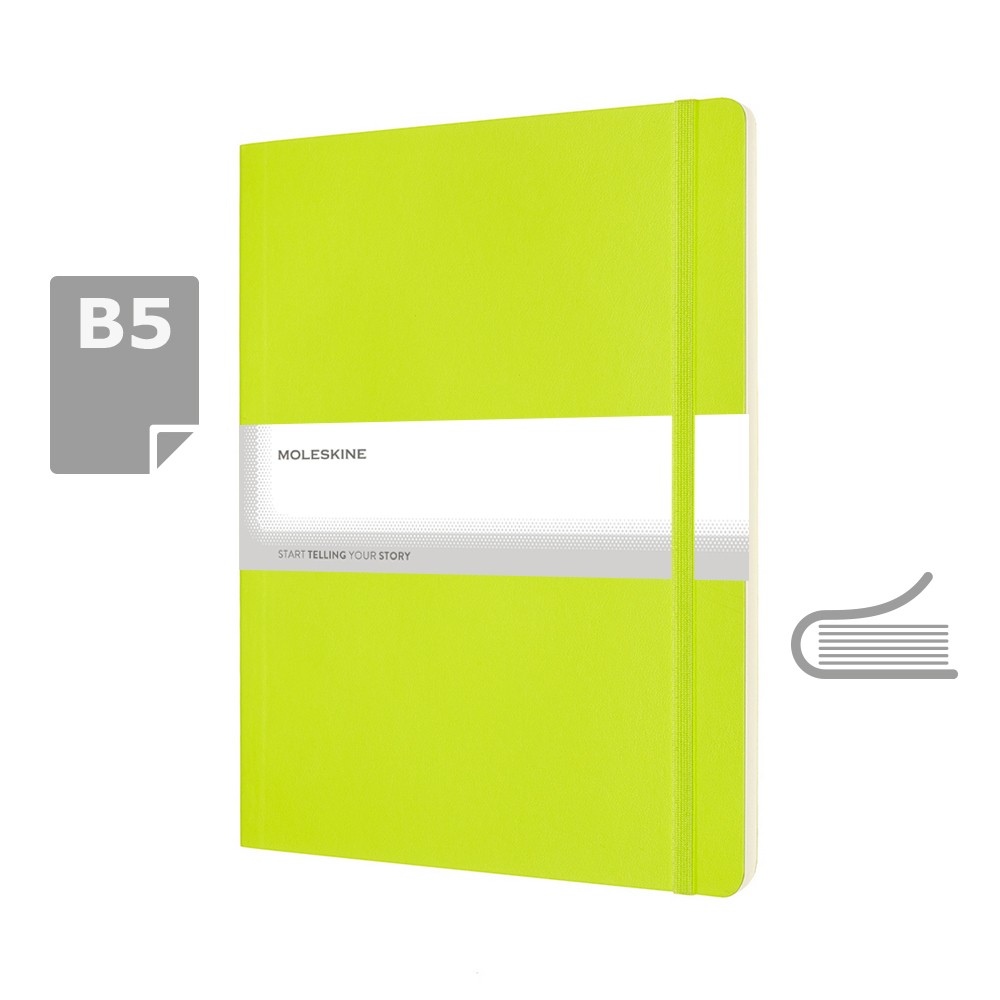MOLESKINE Notatnik ok. B5 Limonkowy VM402-09 