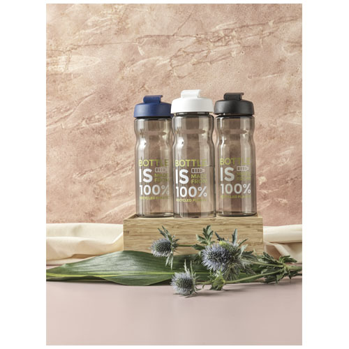 Bidon H2O Eco o pojemności 650 ml z wieczkiem zaciskowym Niebieski-Czarny 21009711 (4)
